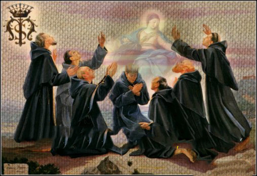 Risultati immagini per 17 febbraio i sette santi fondatori