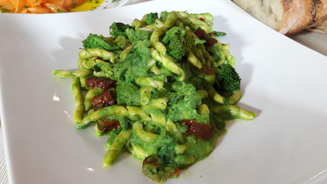 Fusilli al pesto di Broccolo Aprilatico 