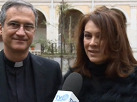 Mons Dario Viganò Elena Sofia Ricci