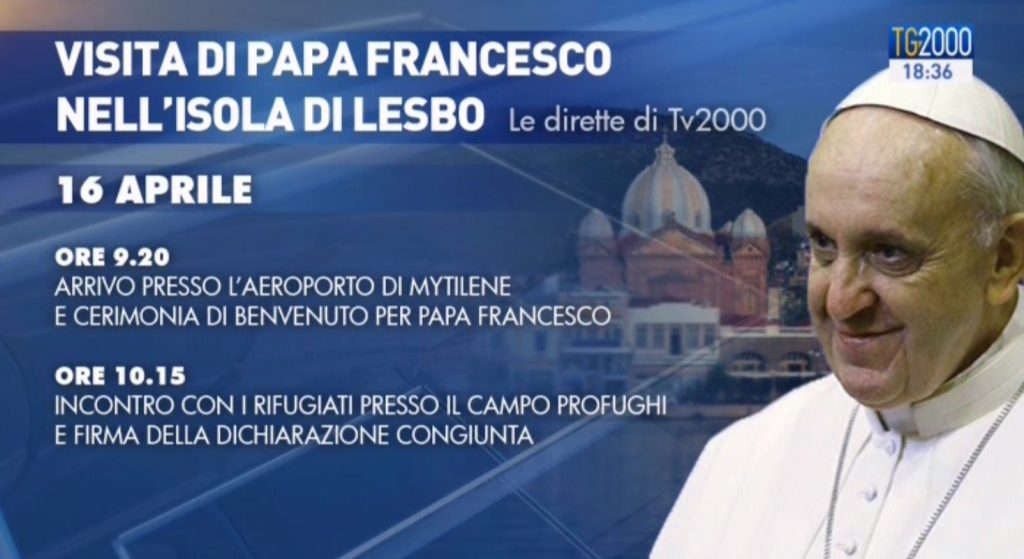 Papa Francesco a Lesbo