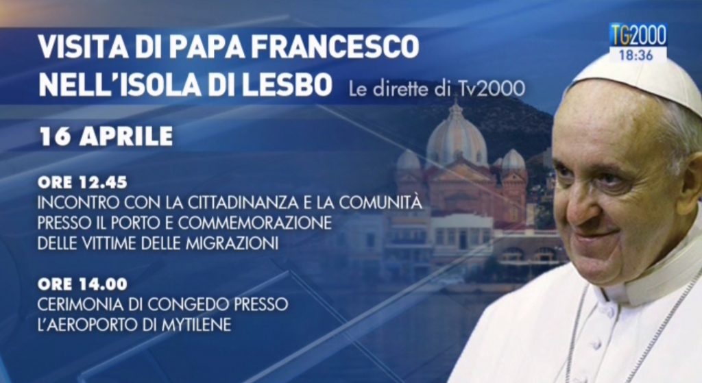 Papa Francesco a Lesbo