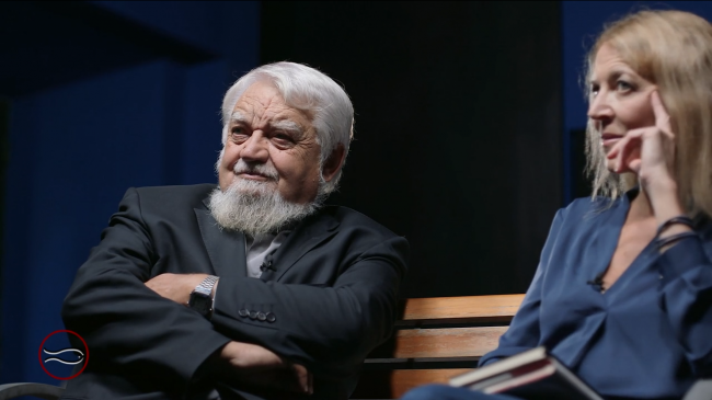 Enzo Bianchi e Monica Mondo