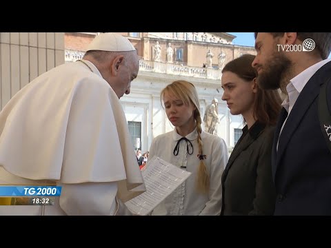 Papa Francesco incontra mogli comandanti del battaglione Azov