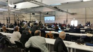 Un momento della conferenza stampa conclusiva di Firenze 2015