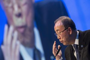 Annual conference of Swiss development cooperation with UN's Ban Ki-moon