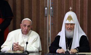 Pope, Russian Orthodox patriarch hold historic meeting in Havana