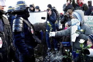 Expulsion of part of the Jungle migrant camp in Calais