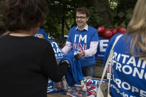 Brexit - Remain canvassing in at the London Graduate Fair