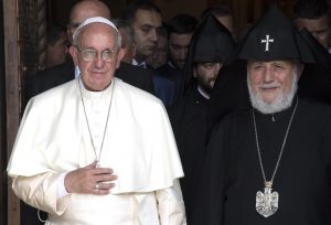 Pope Francis visits the Apostolic Cathedral of Etkhmiadzin