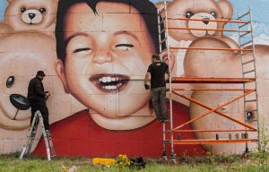 New Aylan Kurdi mural completed