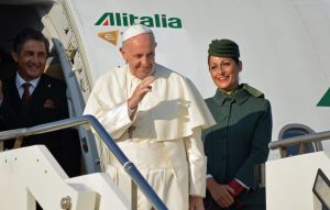Pope Francis in Fiumicino