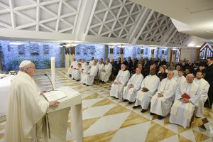Pope Francis Mass in Santa Marta