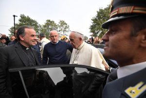Pope Francis visits Amatrice