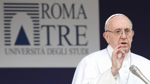 Pope Francis' visit to the University Roma Tre