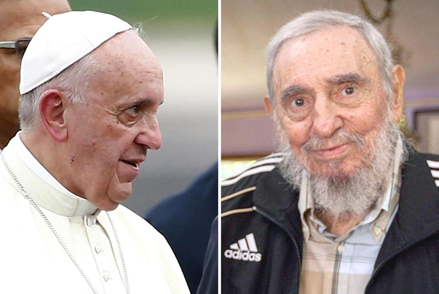 papa francesco fidel castro