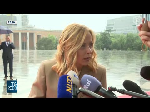 meloni a tirana 2 di spese militari schlein insorge