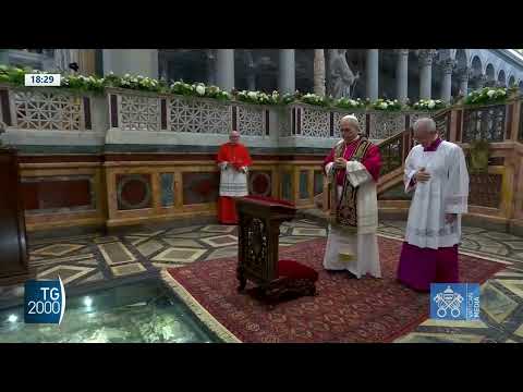 papa leone xiv sulla tomba di san paolo alla radice di ogni vocazione c è dio