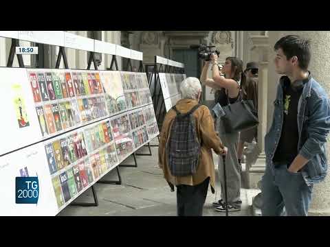 milano celebra i 60 anni di linus in mostra 721 copertine