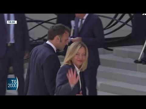 A Palazzo Chigi bilaterale tra Meloni e Macron A Palazzo Chigi bilaterale tra Meloni e Macron