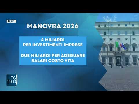 Manovra, oggi il via libera in Consiglio dei ministri Manovra, oggi il via libera in Consiglio dei ministri