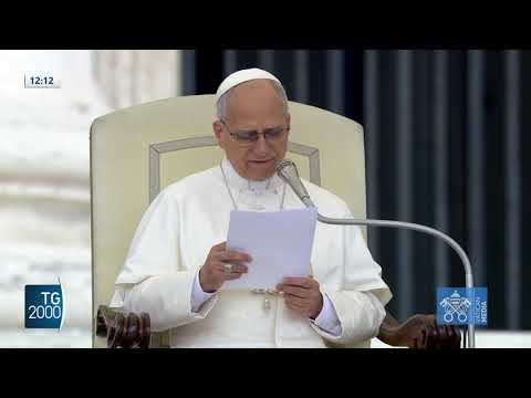Papa Leone XIV, udienza generale Papa Leone XIV, udienza generale