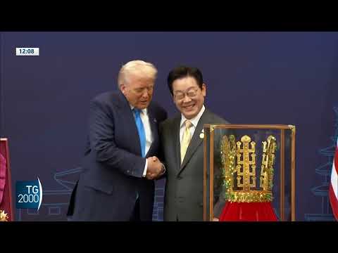 Trump in Corea del Sud, domani incontro con Xi Jinping Trump in Corea del Sud, domani incontro con Xi Jinping
