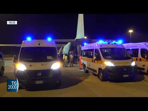 Gaza, l’arrivo a Ciampino di un nuovo gruppo di profughi Gaza, l’arrivo a Ciampino di un nuovo gruppo di profughi