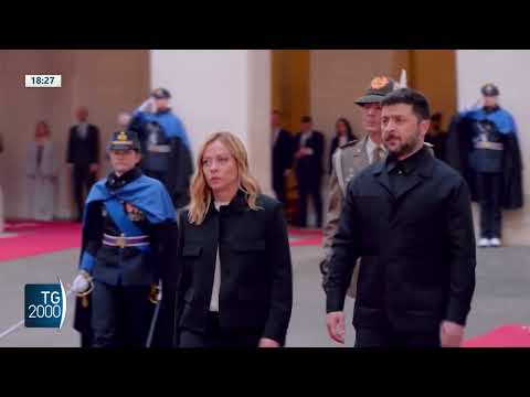 Zelensky incontra Meloni: “Mi fido dell’Italia” Zelensky incontra Meloni: “Mi fido dell’Italia”
