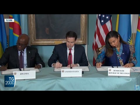 Congo Ruanda, alla Casa Bianca la firma dell’accordo di pace