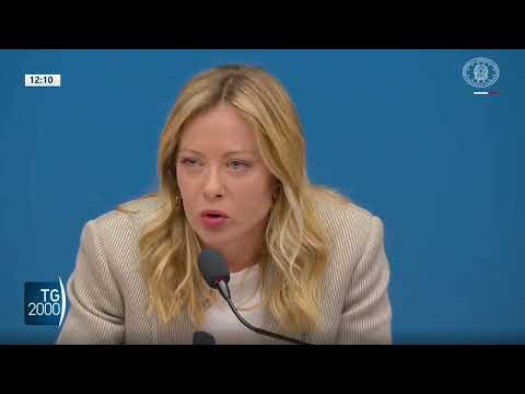 Conferenza stampa di fine anno della Meloni: “Su Trentini governo mobilitato su tutti i canali”