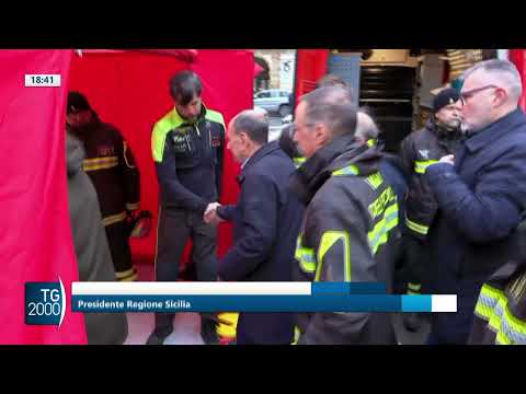 Niscemi, visita di Schifani. Paura per nuovo smottamento