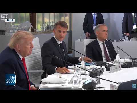 ucraina al g7 trilaterale trump zelensky macron da Tv2000.it ucraina al g7 trilaterale trump zelensky macron
