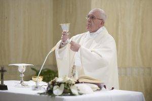 Pope Francis Mass in Santa Marta