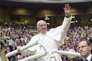 Pope Francis during his one-day pastoral visit in Milan and Monza