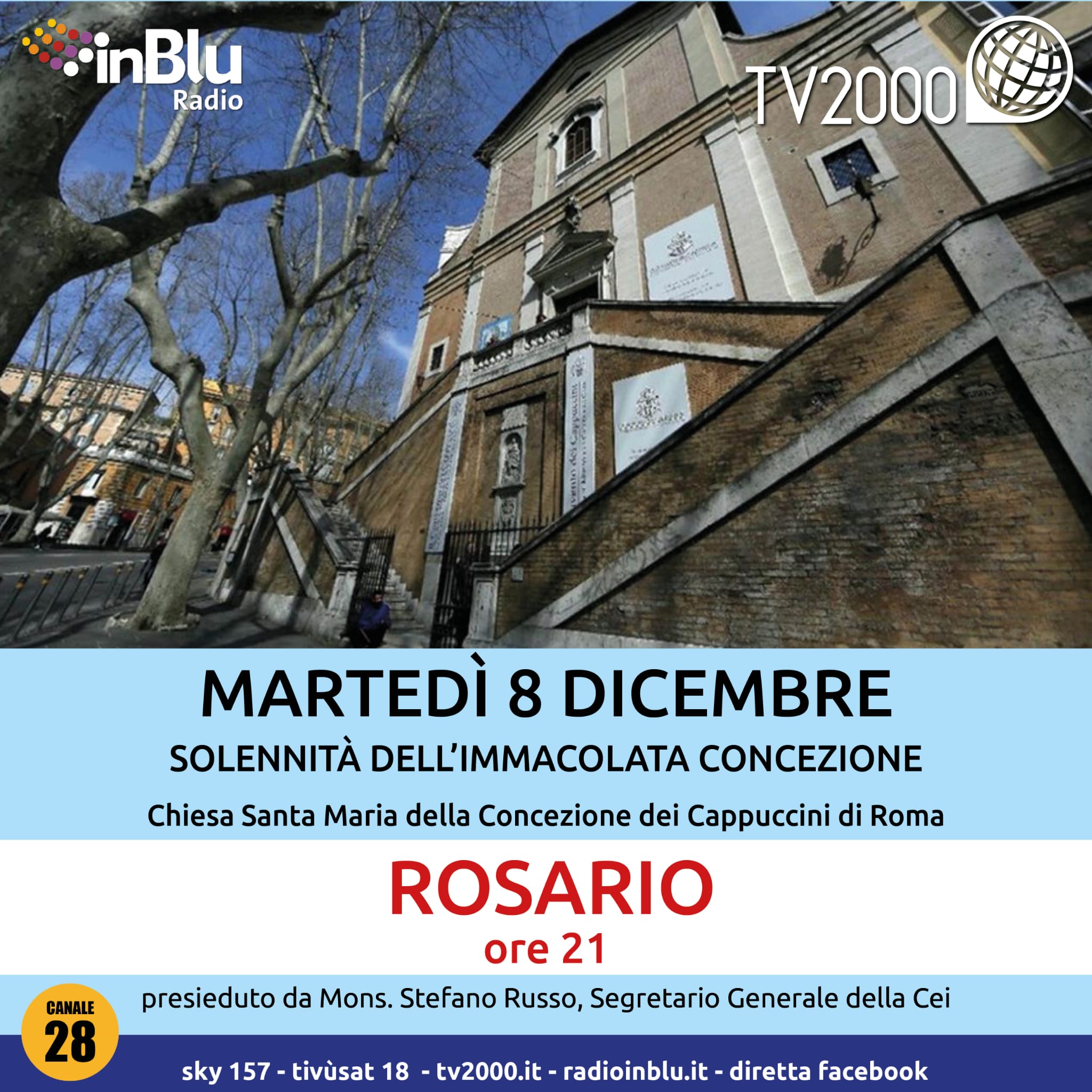 8 Dicembre Rosario Cei In Diretta Alle 21 Su Tv00 E Inblu Radio Ufficio Stampa