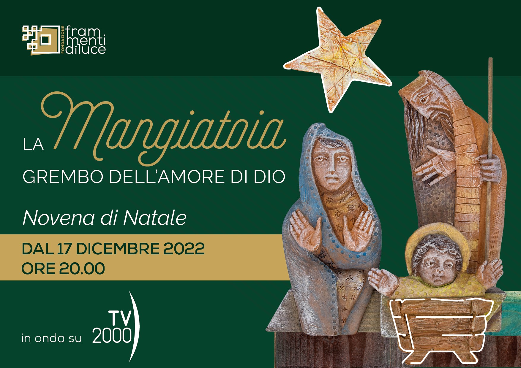 La Mangiatoia, grembo dell’Amore di Dio. Novena di Natale - Ufficio Stampa