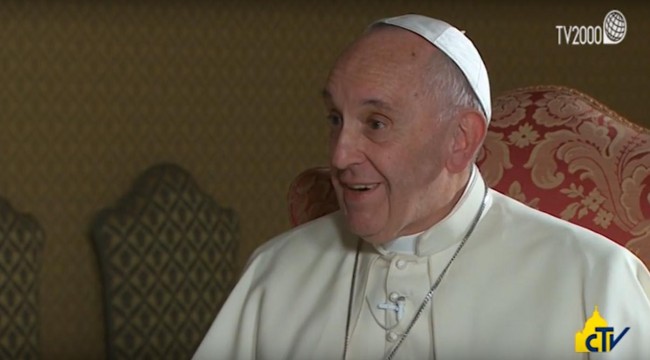 Papa Francesco Intervista a TV2000