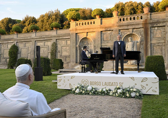 "Cantico di pace" con Papa Leone XIV<br>stasera ore 21.30