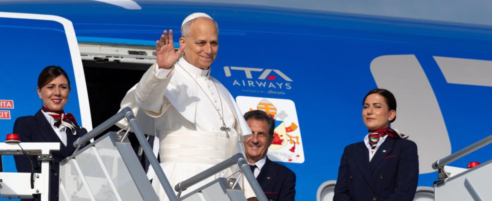 Papa Leone in Francia, conferenza stampa <br> Oggi 28 settembre in seconda serata
