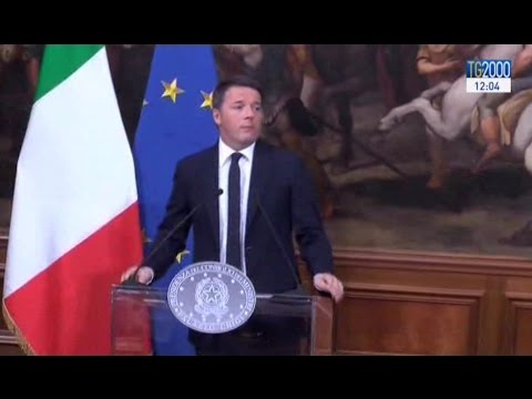 Referendum, Renzi incassa la sconfitta e annuncia le dimissioni: "la poltrona che salta è la mia"