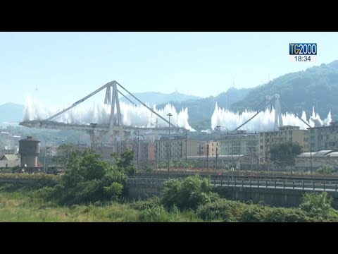 Genova, il Ponte Morandi è stato demolito. Al via la corsa per la ricostruzione