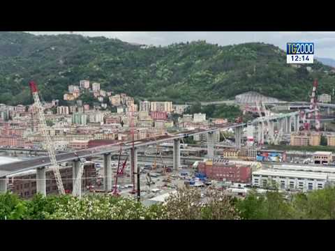 Ponte Morandi, Genova inaugura posa ultima campata del nuovo viadotto