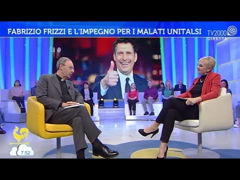 Fabrizio Frizzi e l'impegno per i malati Unitalsi